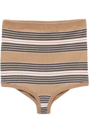 Prada Gestreifte Minishorts