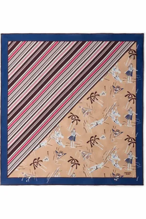 Prada Seidenschal mit Print
