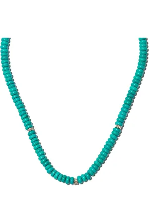 Mateo 14kt Gelbgoldhalskette mit Diamanten