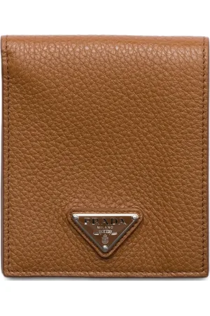 Prada Portemonnaie aus strukturiertem Leder