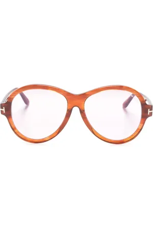 Tom Ford Camryn Sonnenbrille mit rundem Gestell