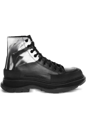 Alexander McQueen Bikerstiefel mit Schnürung