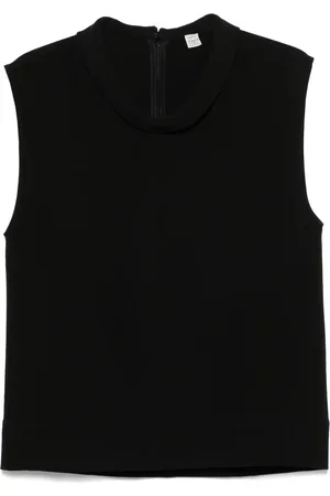 Totême Bluse mit Stehkragen