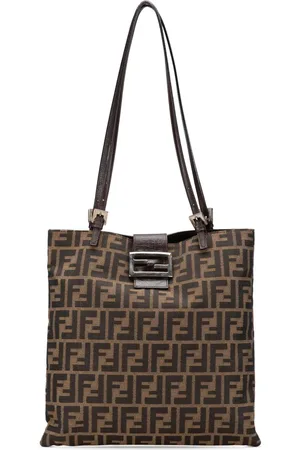 Fendi 20th Century Zucca Canvas Tote Bag