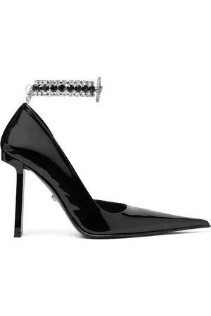 VERSACE Pumps mit Kristallriemen