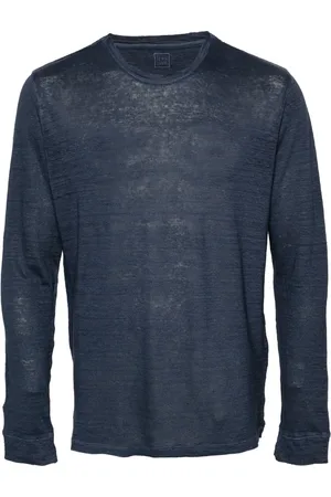 120% Lino Meliertes T-Shirt aus Leinen