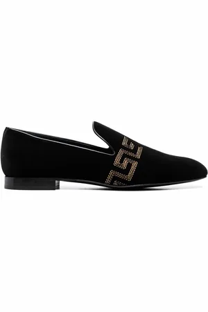 VERSACE Loafer mit Greca-Stickerei