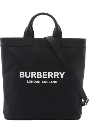 Burberry 2018-2024 Convertible Artie Satchel-Tasche aus Econyl mit Logo