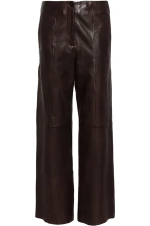 FORTE FORTE Lederhose mit geradem Bein