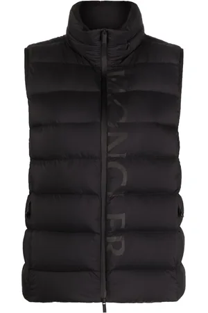Moncler Weste mit Logo-Print