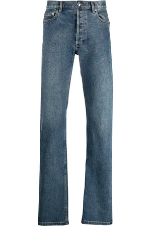 A.P.C. Halbhohe Straight-Leg-Jeans