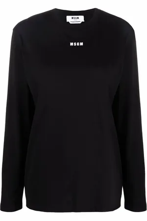 Msgm Langarmshirt mit Logo-Print