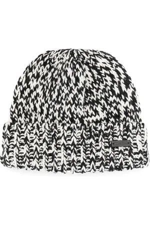 Saint Laurent Grob gestrickte Mütze