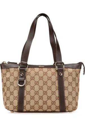 Gucci 2000-2015 Abbey Tote Bag aus GG Canvas mit D-Ring