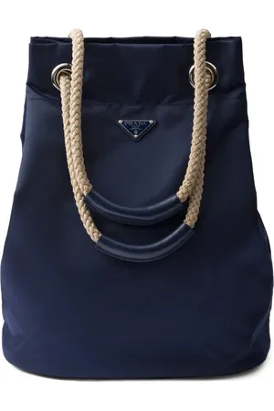 Prada Re-Nylon Tote Bag mit Kordelzug
