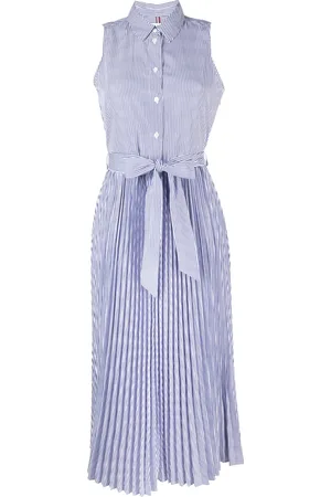 Tommy Hilfiger Gestreiftes Hemdkleid mit Falten