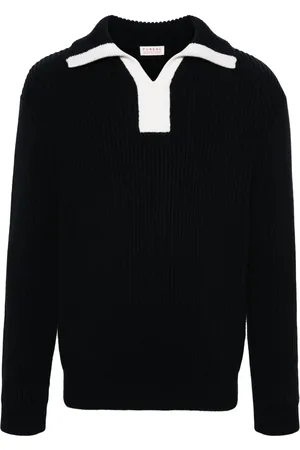 Fursac Pullover mit Spreizkragen