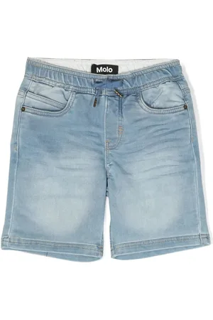 Molo Jeans-Shorts mit Stone-Wash-Effekt