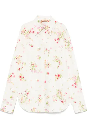Nº21 Hemd mit Blumen-Print
