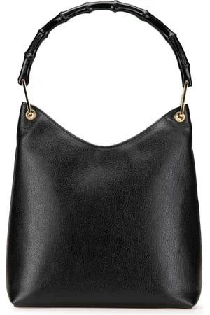 Gucci 20th Century Bamboo Schultertasche aus Leder