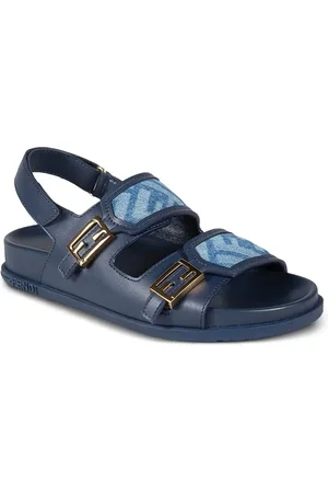 Fendi Sandalen mit Ledereinsätzen