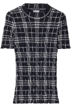 Burberry Checked knitted top