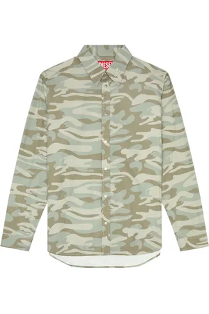 Diesel Hemd mit Camouflage-Print