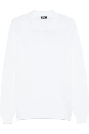 add Fine-knitted polo shirt