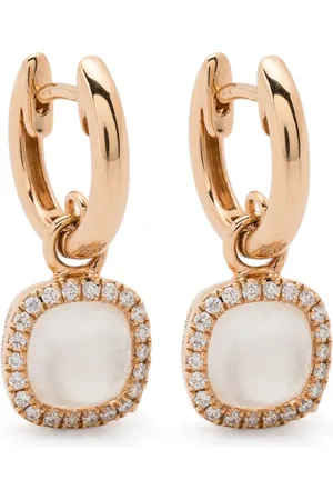Tirisi 18kt Monte Carlo Rotgoldohrringe mit Diamanten