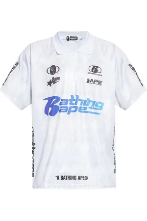 A Bathing Ape Poloshirt mit grafischem Print