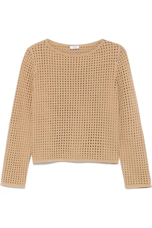 AKRIS Oberteil mit Lochstrickmuster