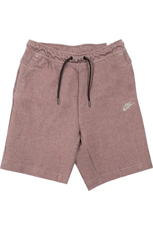 Nike Tech fleece "Dark Wine/Black" track shorts