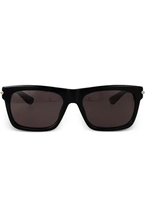 Alexander McQueen Sonnenbrille mit eckigem Gestell