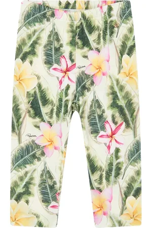 Roberto Cavalli Hose mit botanischem Print