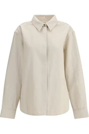 Jil Sander Hemd mit Logo-Applikation