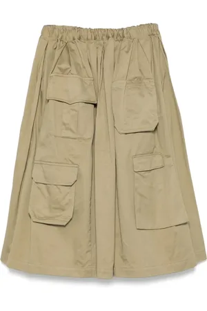 Comme des Garçons Midirock mit aufgesetzten Taschen