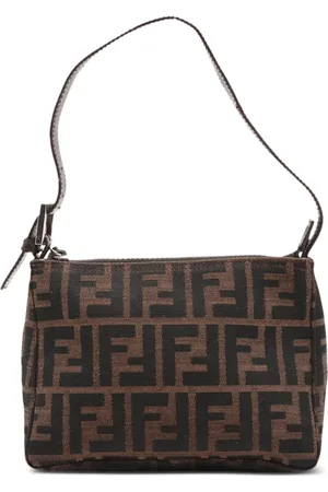 Fendi Schultertasche mit Zucca-Muster