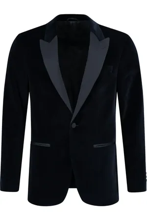 Hackett Satin-trim blazer