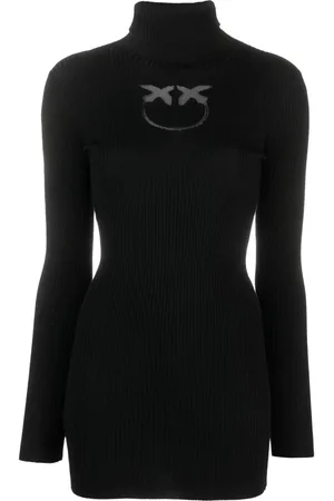 Pinko Intarsien-Pullover mit Rollkragen
