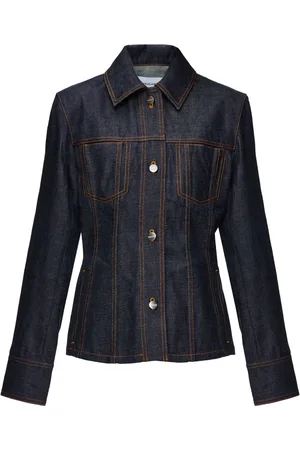 Salvatore Ferragamo Jeansjacke mit Spreizkragen