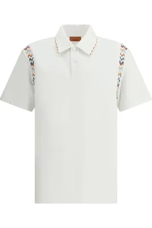 Missoni Poloshirt mit Zickzackbesatz