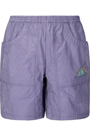 Brain Dead Checked cargo shorts