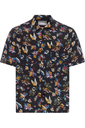 SACAI Hemd mit tropischem Print