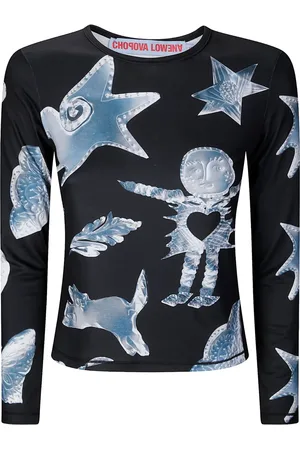 Chopova Lowena Langarmshirt mit grafischem Print