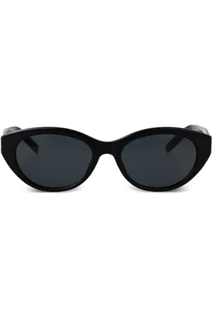 Saint Laurent Sonnenbrille mit Logo-Schild