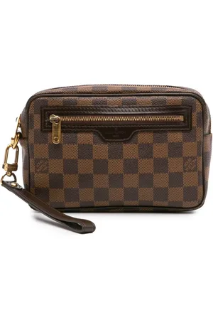 LOUIS VUITTON 2011 Damier Ebene Pochette Billets Macao Clutch
