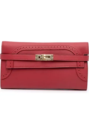 Hermès 2016 längliches Swift Ghillies Kelly Longue Portemonnaie
