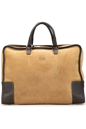 Loewe 2000-2024 Amazona Handtasche aus Wildleder 40cm