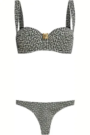 Balmain Bikini mit geometrischem Print
