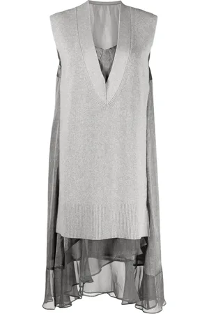 SACAI Midikleid im Layering-Look